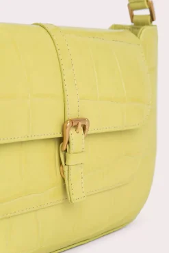 Miranda Apple Maxi Croco Embossed Leather