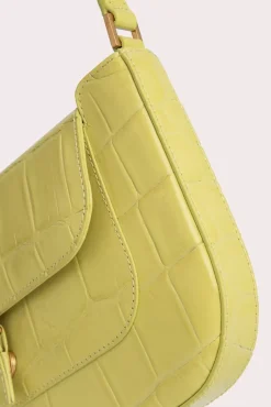 Miranda Apple Maxi Croco Embossed Leather