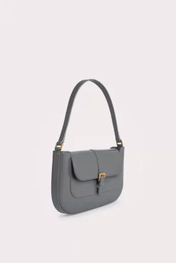 Miranda Cement Semi Patent Leather