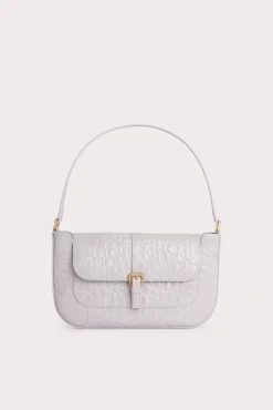 Miranda Dawn Circular Croco Embossed Leather