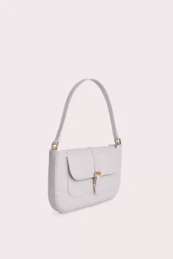 Miranda Dawn Circular Croco Embossed Leather