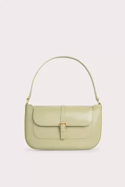 Miranda Olive Semi Patent Leather