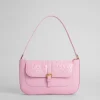 Miranda Peony Circular Croco Embossed Leather