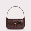 Miranda Sequoia Circular Croco Embossed Leather