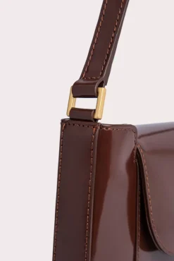 Miranda Tabac Semi Patent Leather