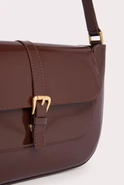 Miranda Tabac Semi Patent Leather