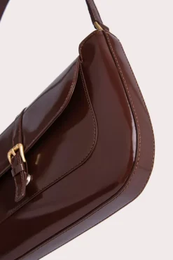 Miranda Tabac Semi Patent Leather