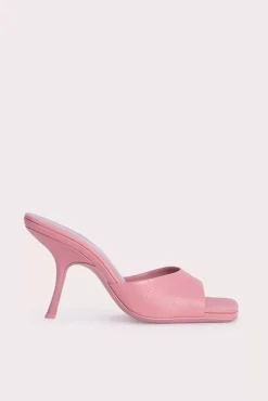 Mora Pink Grained Leather