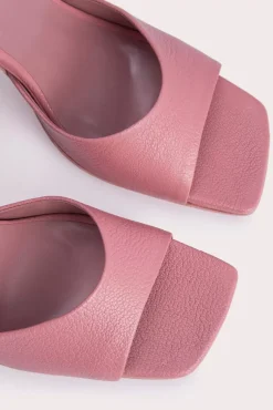 Mora Pink Grained Leather