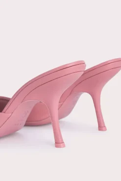 Mora Pink Grained Leather