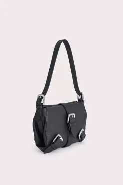 Murphy Black Flat Grain Leather