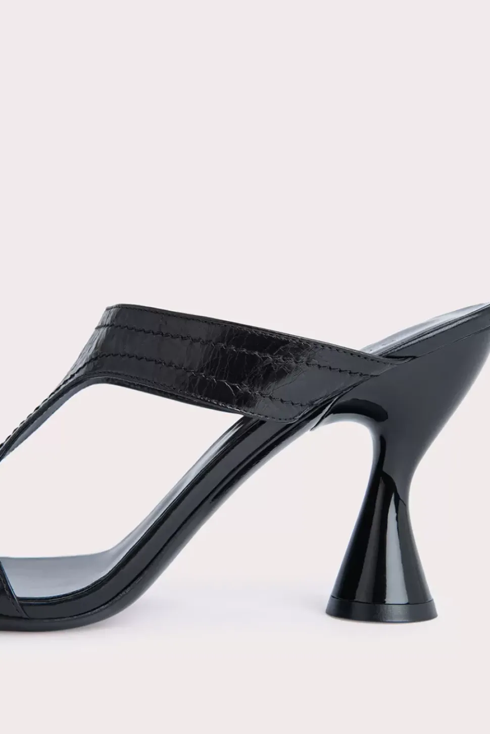 Nadia Black Gloss Leather