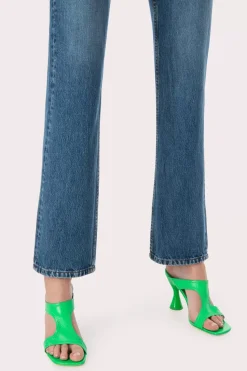 Nadia Super Green Gloss Leather