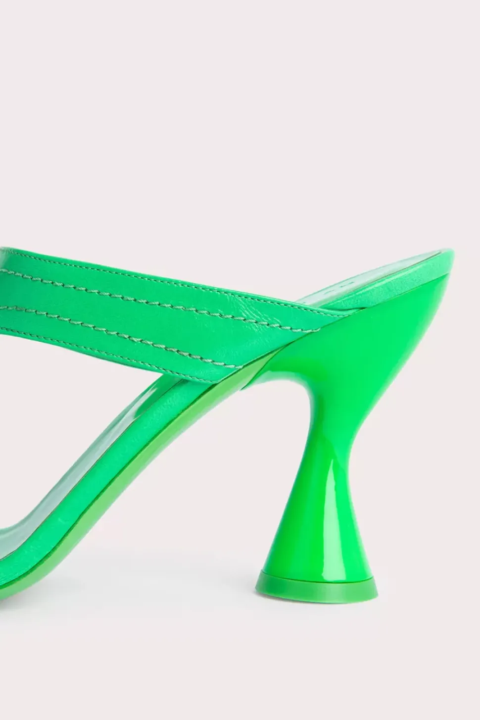 Nadia Super Green Gloss Leather