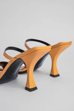 Nayla Honey Gloss Leather
