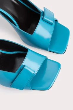 Olivia Azur Semi Patent Leather