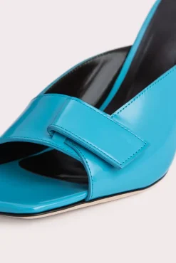 Olivia Azur Semi Patent Leather