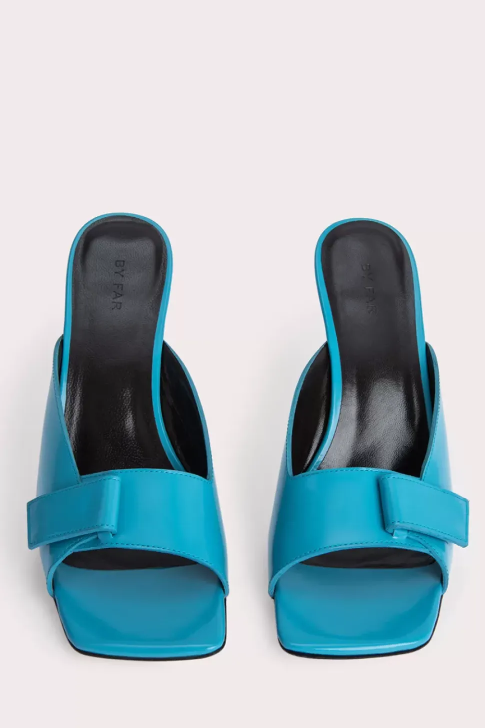 Olivia Azur Semi Patent Leather