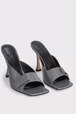 Olivia Cement Semi Patent Leather