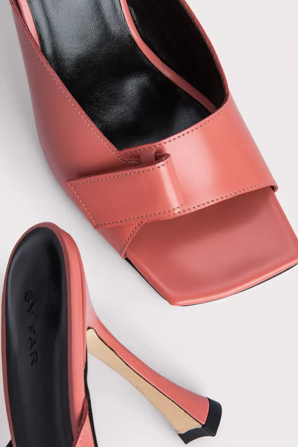 Olivia Salmon Semi Patent Leather