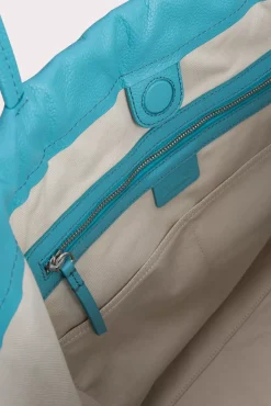 Oslo Aquamarine Small Grain Calf Leather