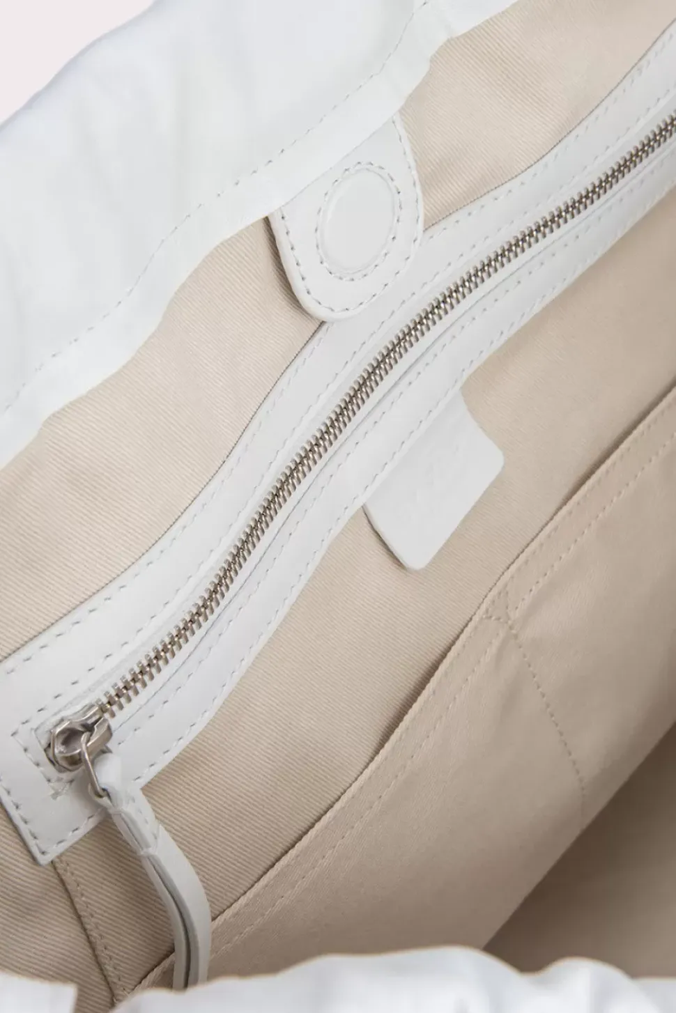 Oslo White Nappa Leather