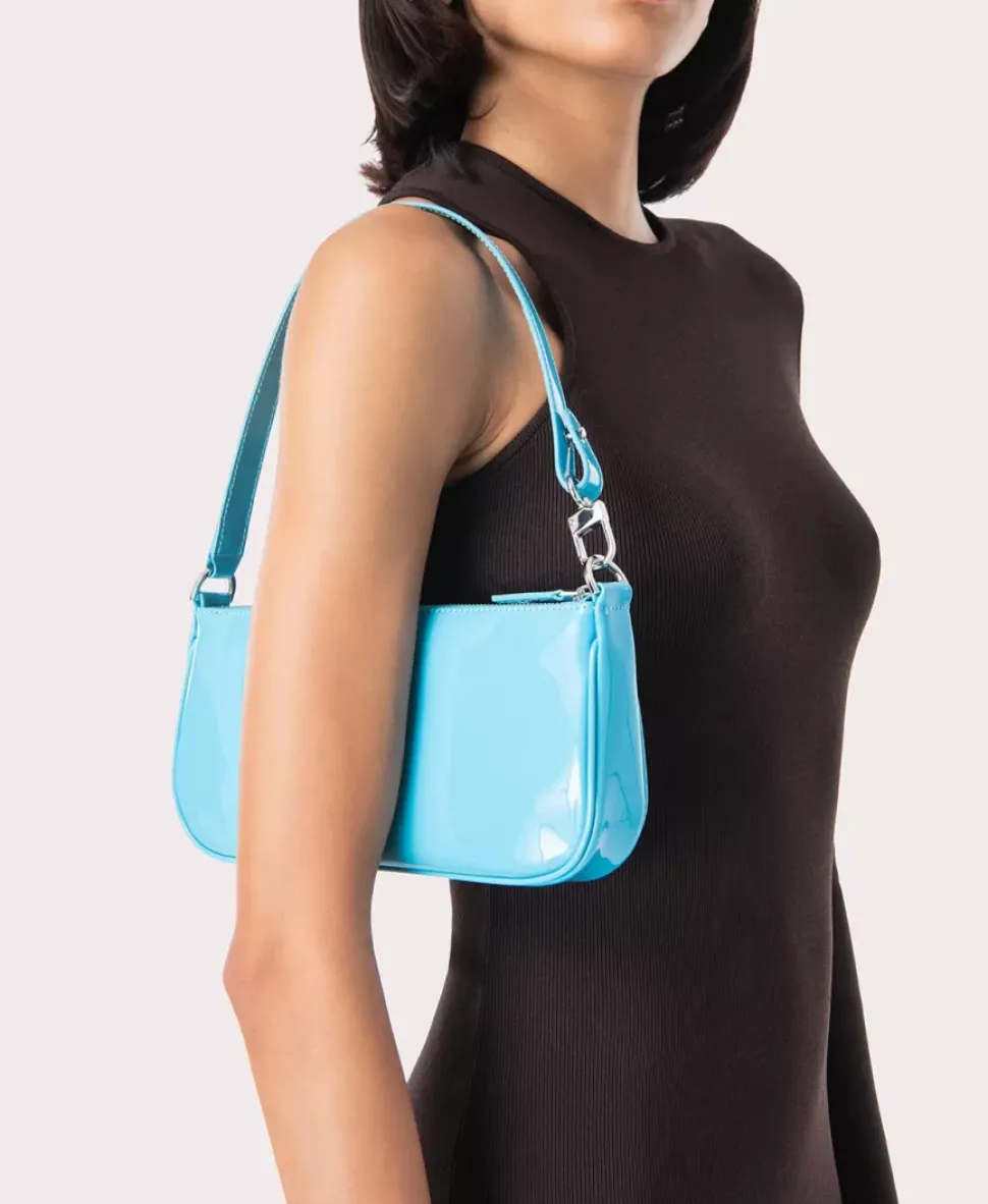 Rachel Aqua Patent Leather