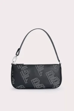 Rachel Black Stud Leather