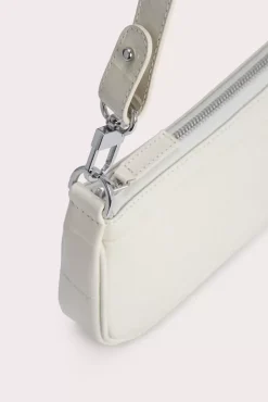 Rachel Cream Maxi Croco Embossed Leather