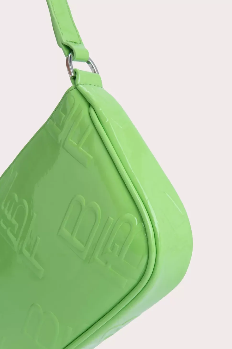 Rachel Fresh Green Embossed Patent Leather