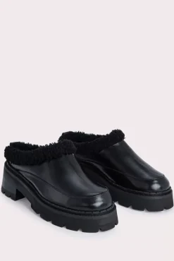 Reyna Black Shearling