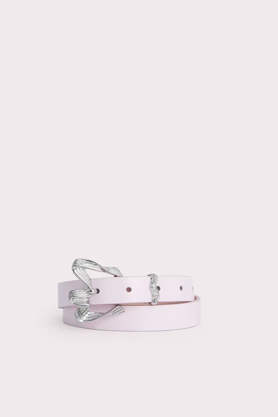 Ribbon Petal Semi Patent Leather