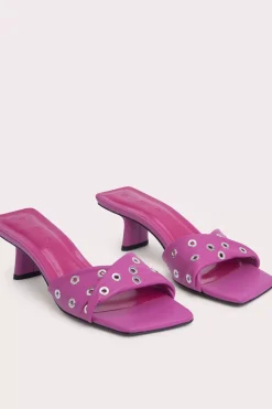 Rocco Fuchsia Nappa Leather And Eyelets