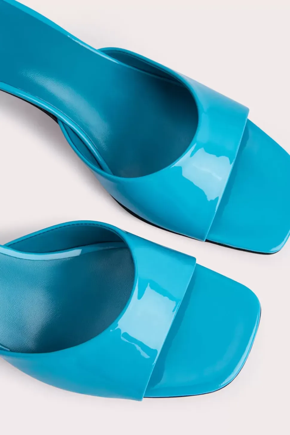Romy Aqua Patent Leather