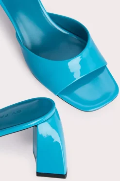 Romy Aqua Patent Leather