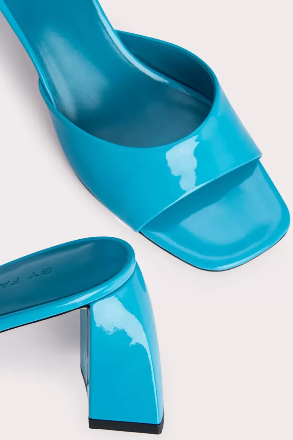 Romy Aqua Patent Leather