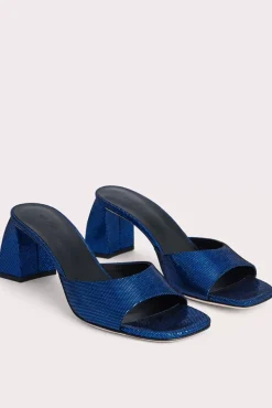 Romy Blue Disco Dot Leather
