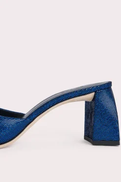 Romy Blue Disco Dot Leather