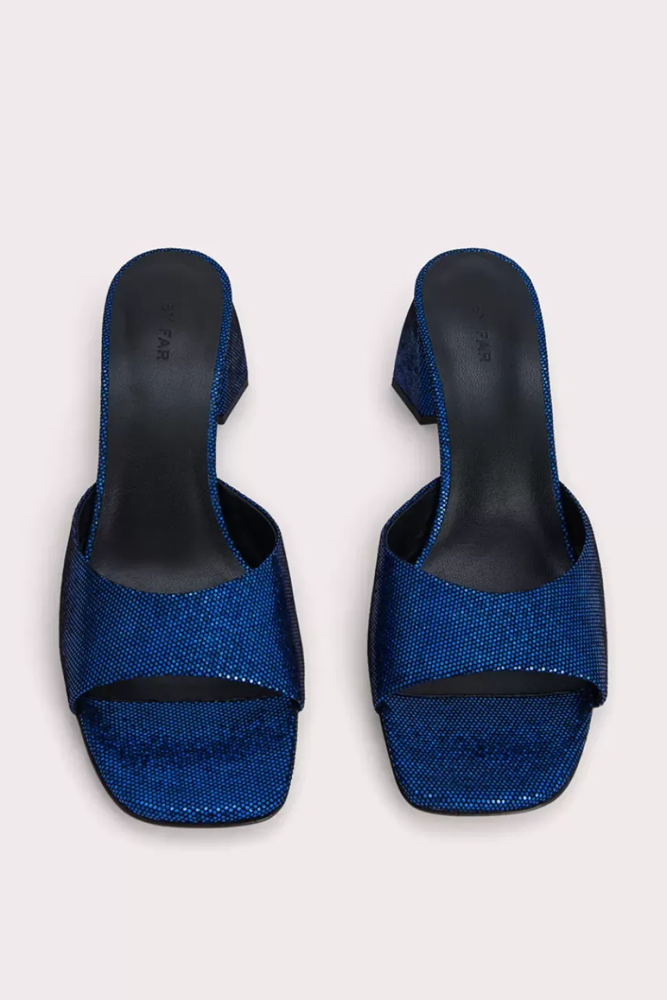 Romy Blue Disco Dot Leather