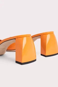 Romy Orange Patent Leather