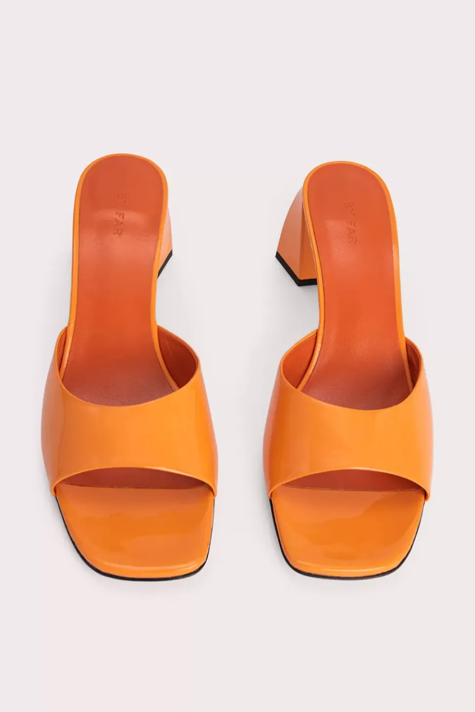 Romy Orange Patent Leather