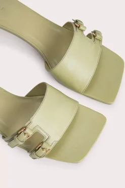 Roni Olive Gloss Leather