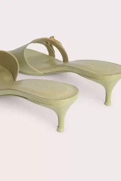 Roni Olive Gloss Leather