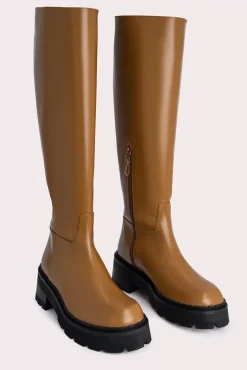 Russel Peanut Butter Soft Semi Patent Leather