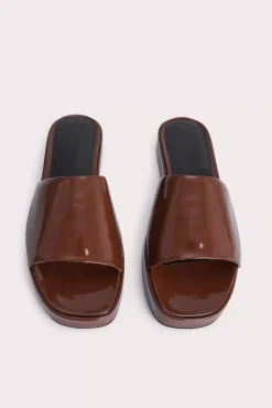 Shana Chocolate Patent Leather