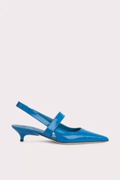 Shirley Cerulean Patent Leather