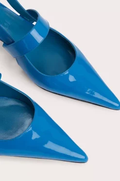 Shirley Cerulean Patent Leather
