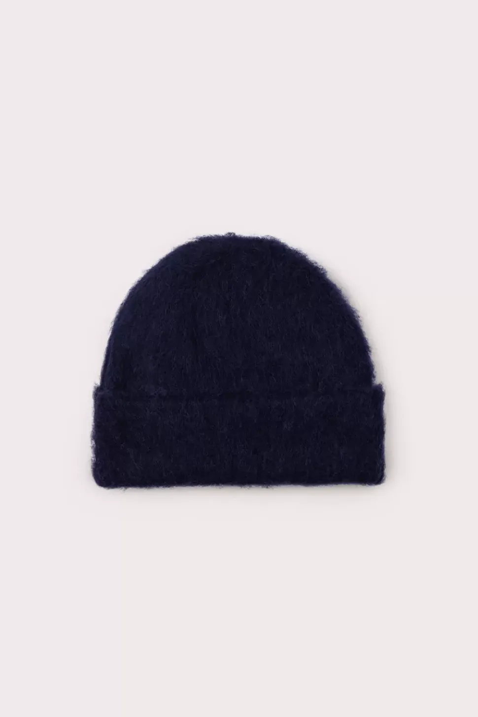 Solid Brushed Hat Ink Alpaca