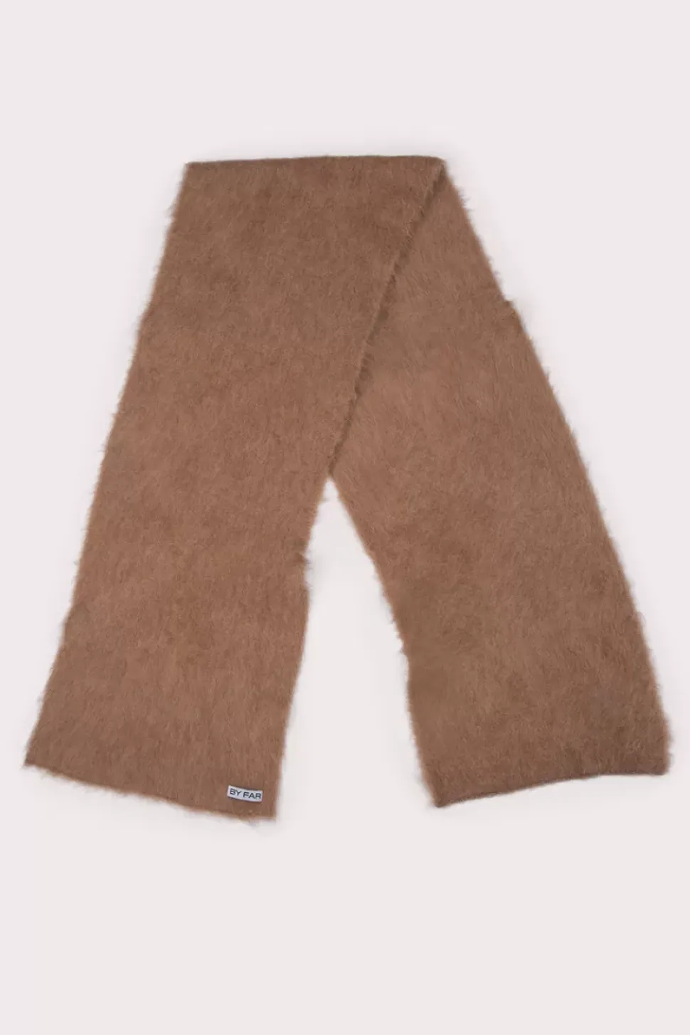 Solid Brushed Scarf Camel Alpaca