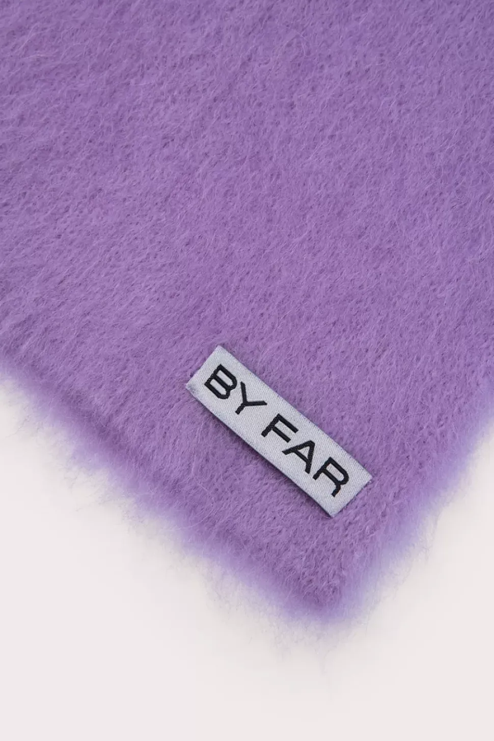 Solid Brushed Scarf Lilac Alpaca